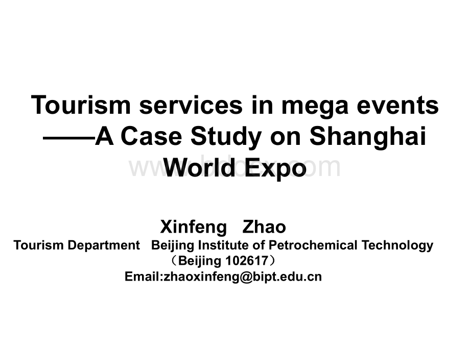 大型节事活动中的旅游接待以上海世博会为例PPT文档格式.ppt_第2页