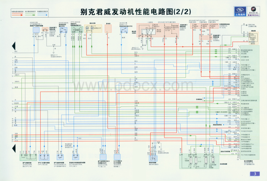 别克君威彩色电路图-上.pdf_第3页