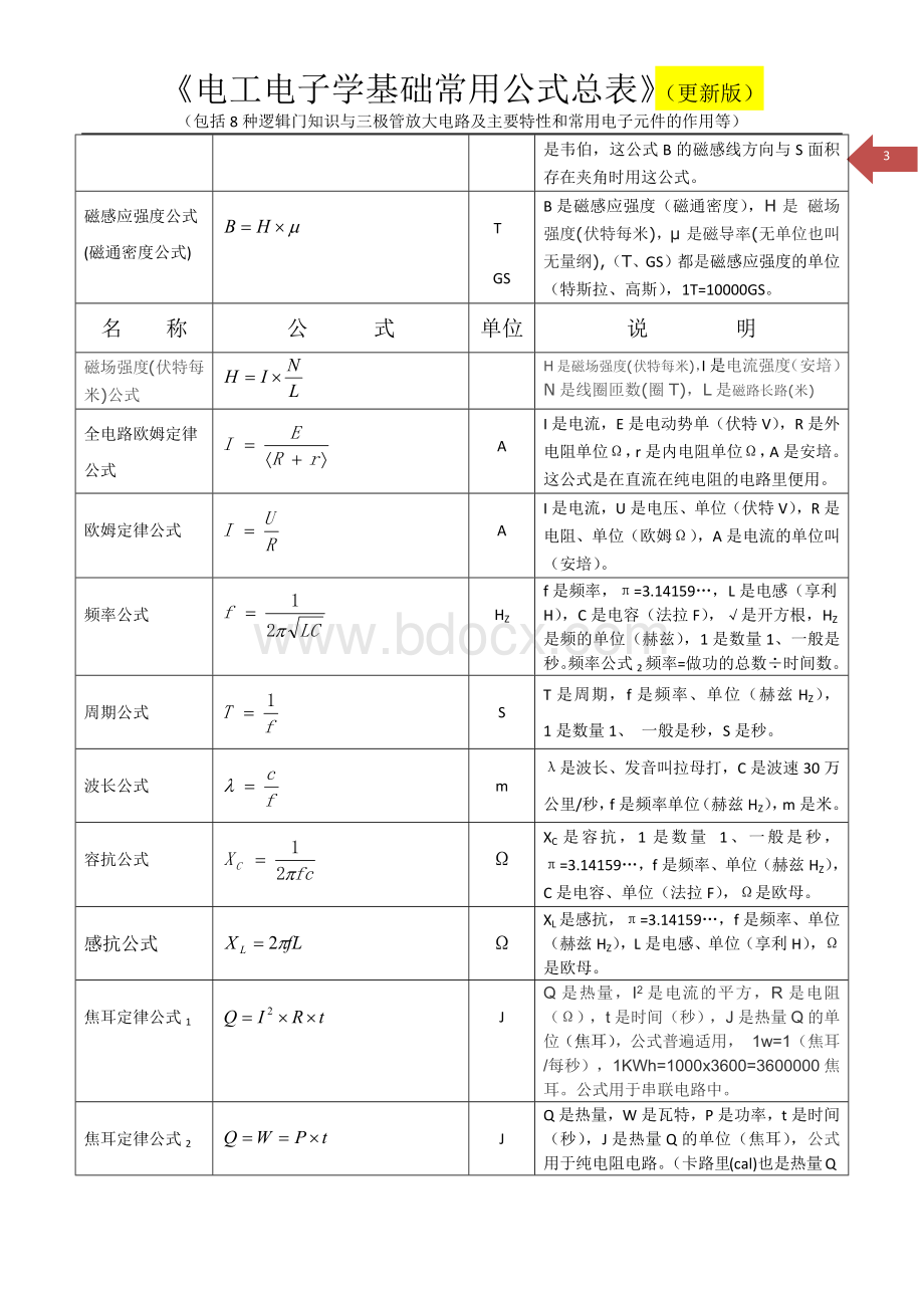 《电工电子学基础常用公式总表》更新版.docx_第3页