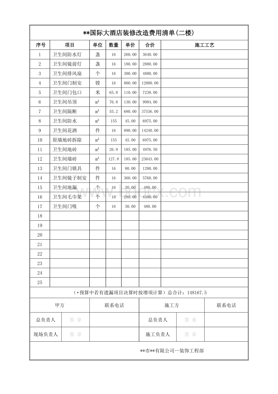 国际大酒店装修改造清单二.doc_第2页