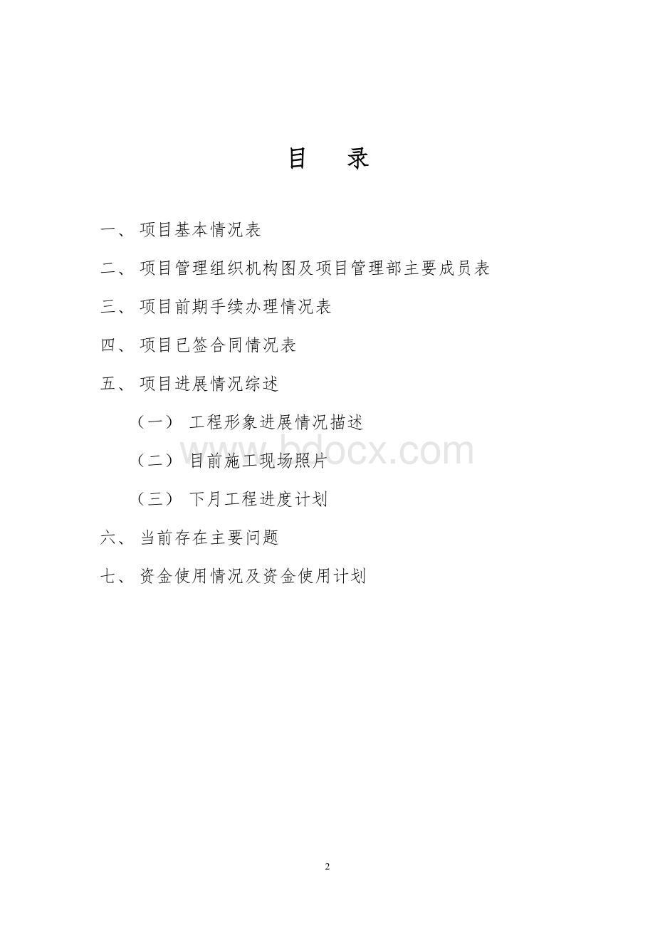 项目管理月报.doc_第2页