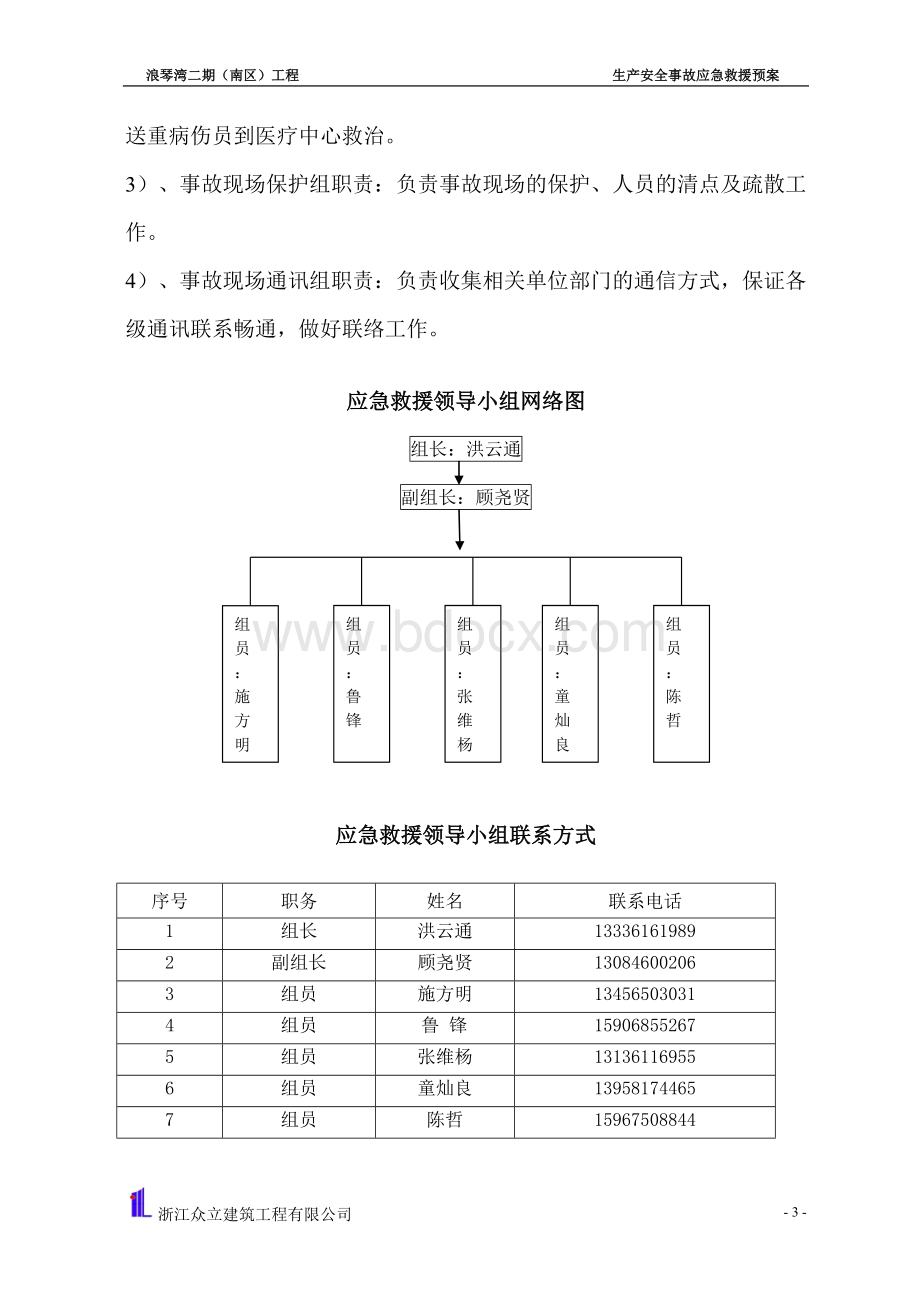 元垄浪琴湾二期(南区)应急救援预案.doc_第3页