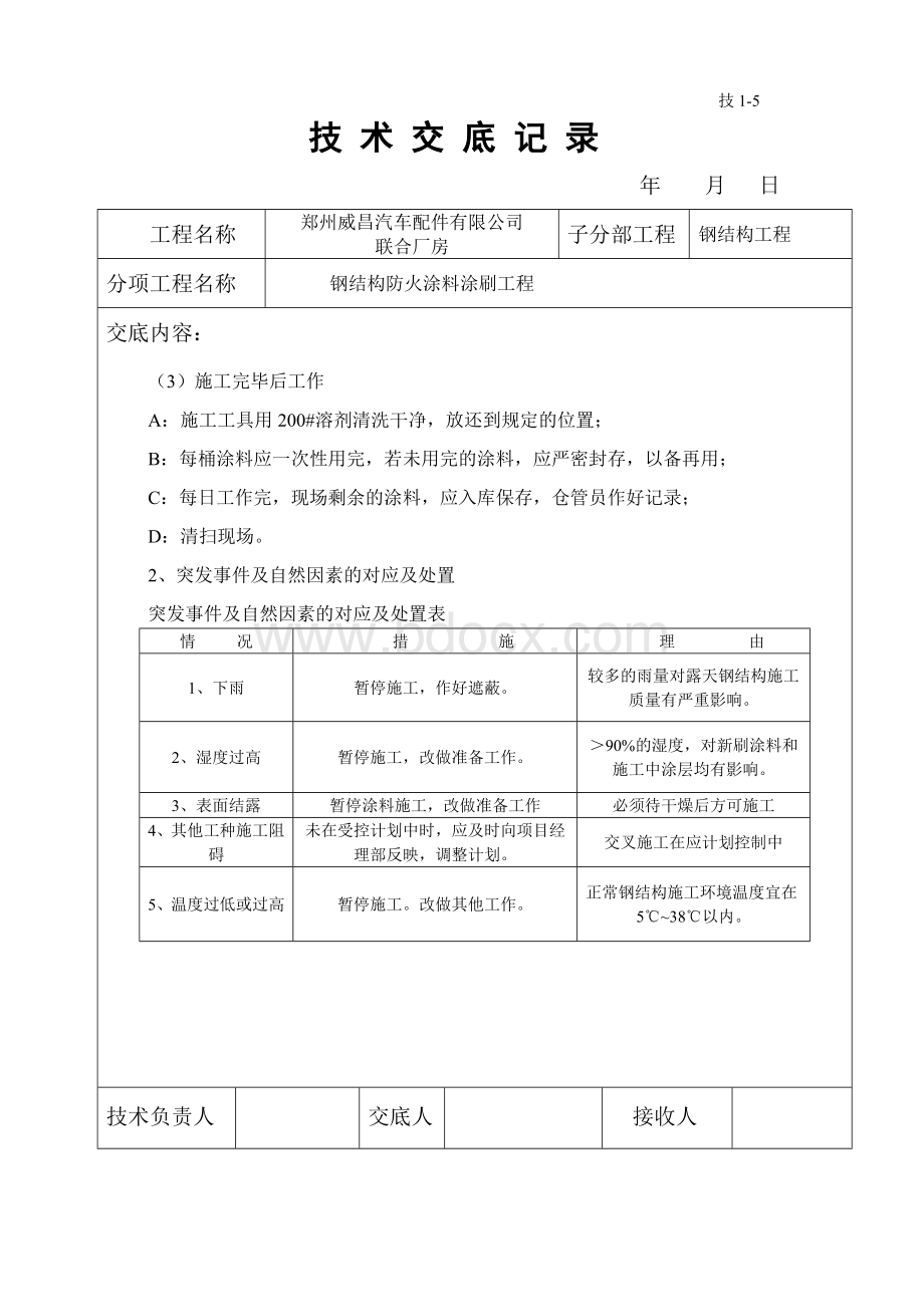 钢结构防火涂料技术交底Word格式.doc_第2页