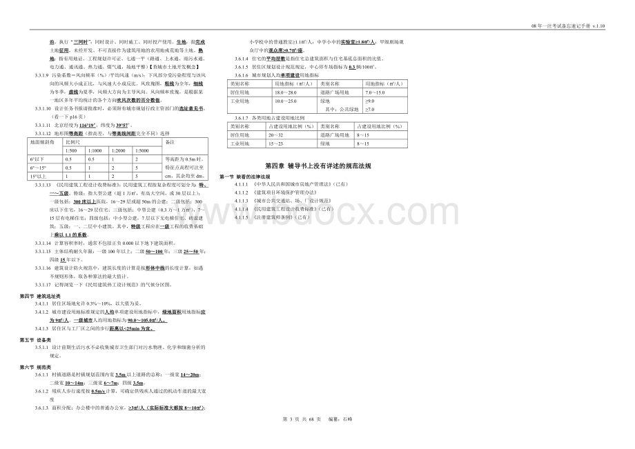 一级注册建筑师复习资料整理Word格式.doc_第3页