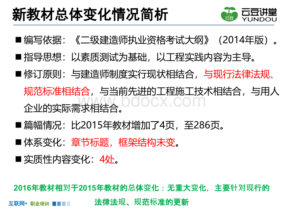 二建《施工管理》新旧教材教材变化详细解析PPT课件下载推荐.ppt_第2页