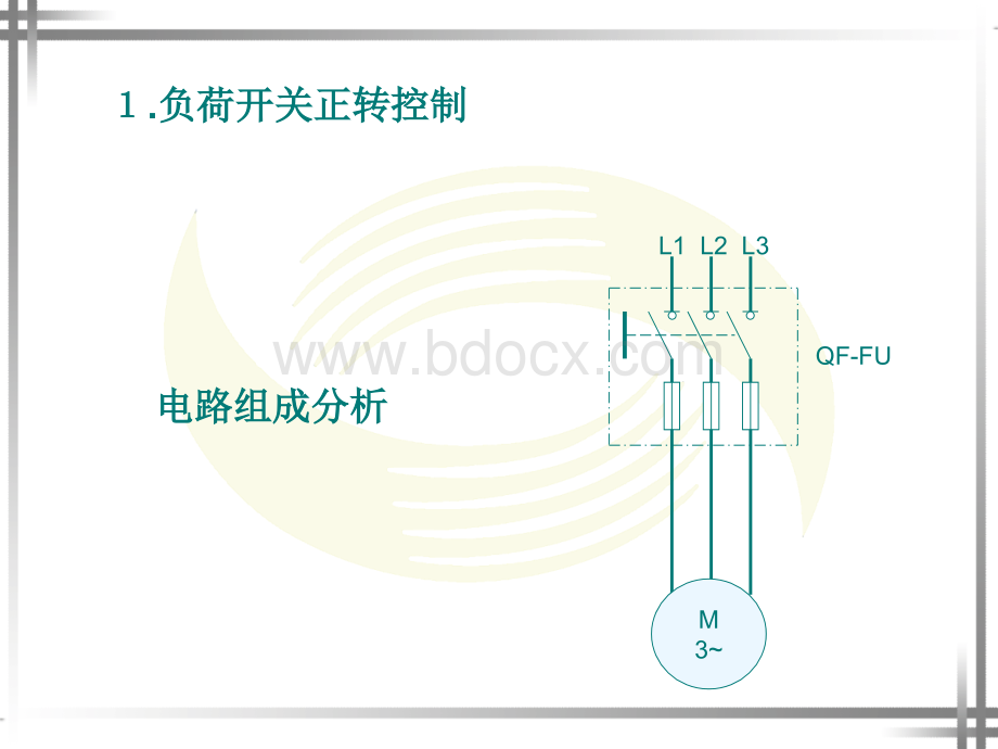 三相异步电动机的正转控制线路.ppt_第2页