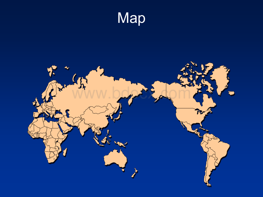 可编辑的世界地图(PPT).ppt_第2页