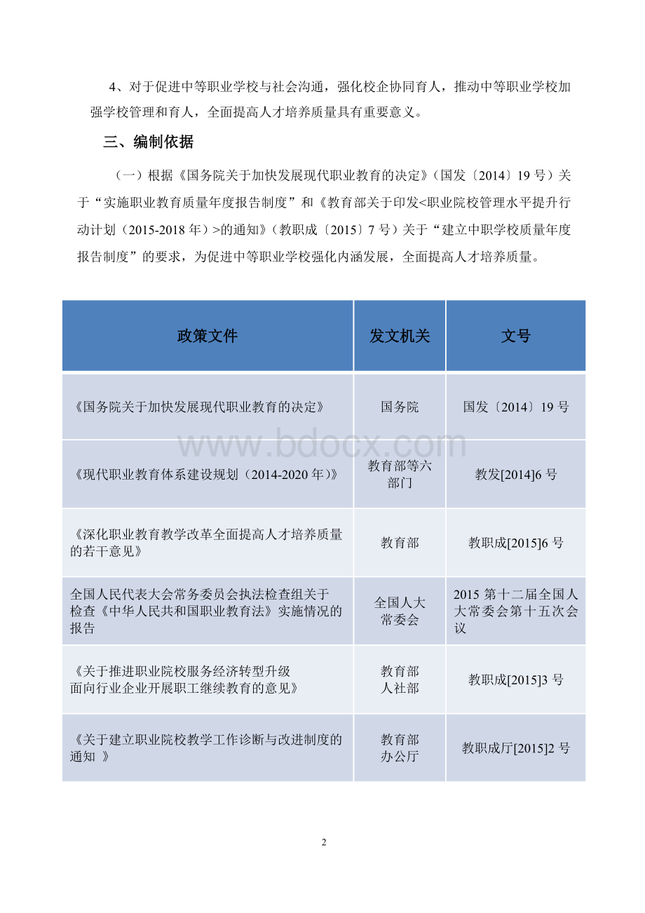 中等职业教育质量年度报告编制建议文档格式.doc_第2页