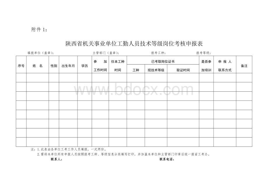 事业单位工勤人员技术等级岗位考核.doc_第1页