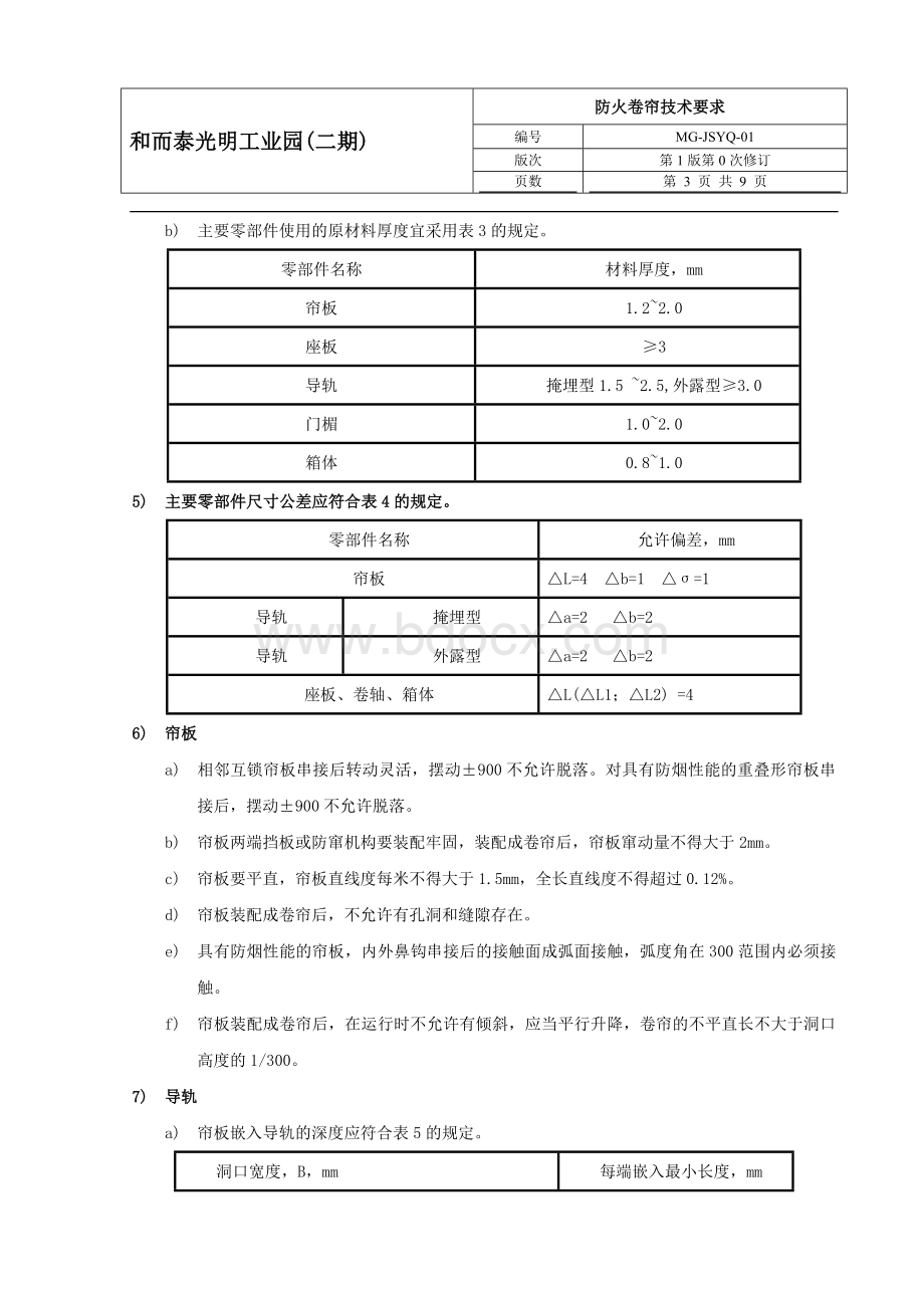 防火卷帘技术要求Word文档下载推荐.doc_第3页