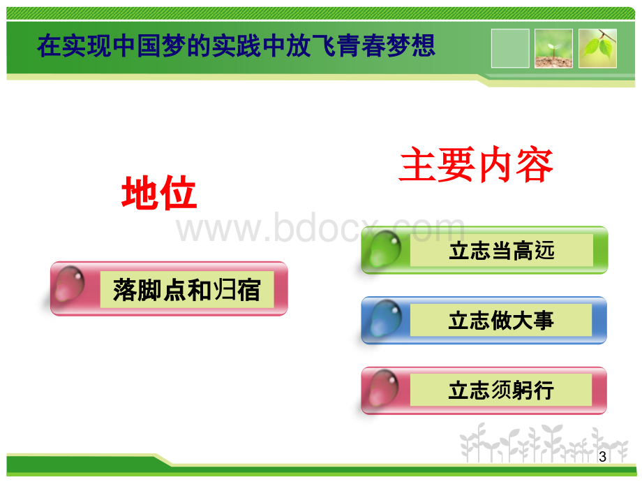 在实现中国梦的实践中放飞青春梦想.ppt_第3页