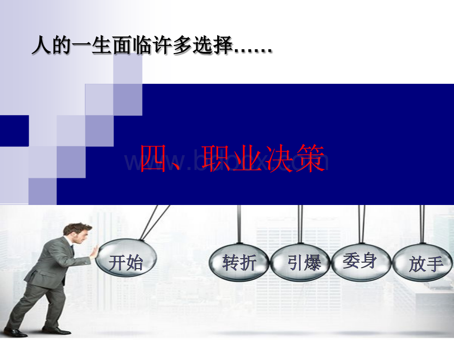 专题一：职业生涯规划专题之3“职业决策”.ppt_第2页