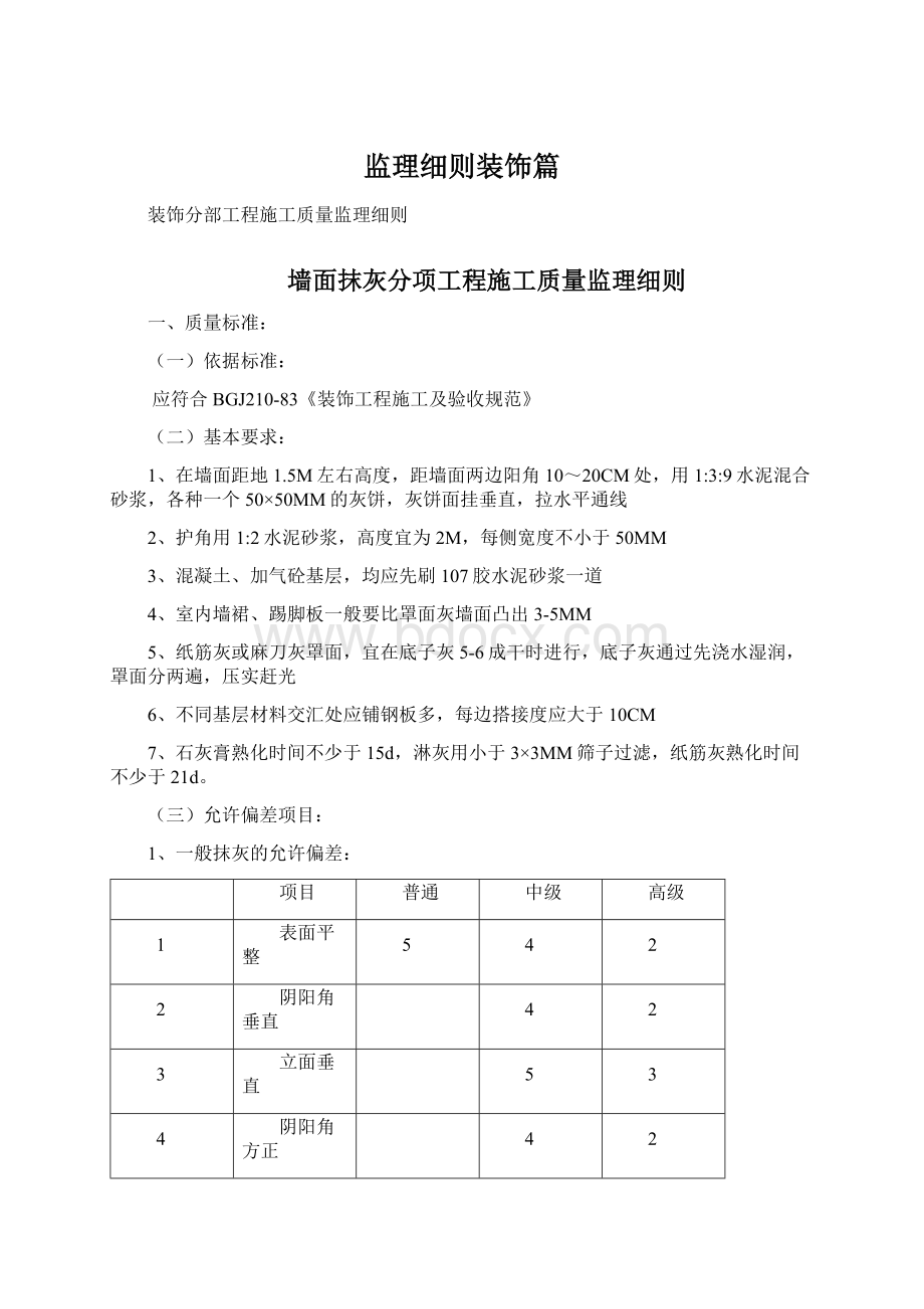 监理细则装饰篇.docx_第1页