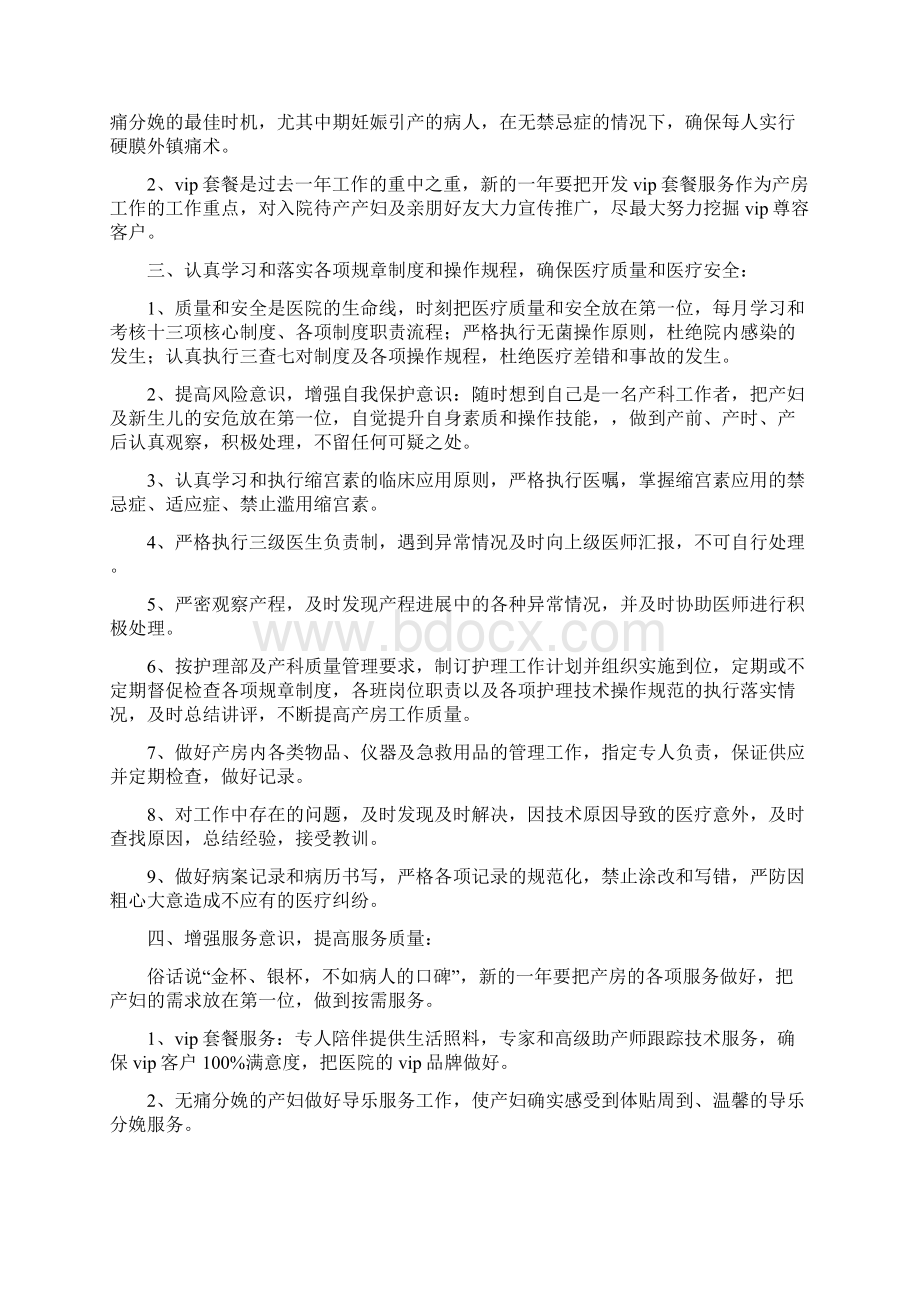 医院产科工作计划1与医院产科工作计划范例汇编doc文档格式.docx_第2页