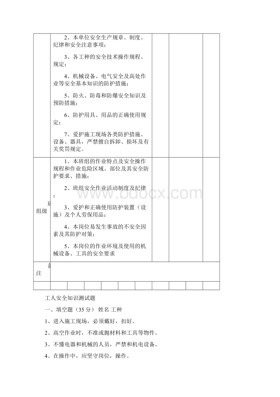 工人三级安全教育资料完整优秀版Word文档格式.docx_第3页