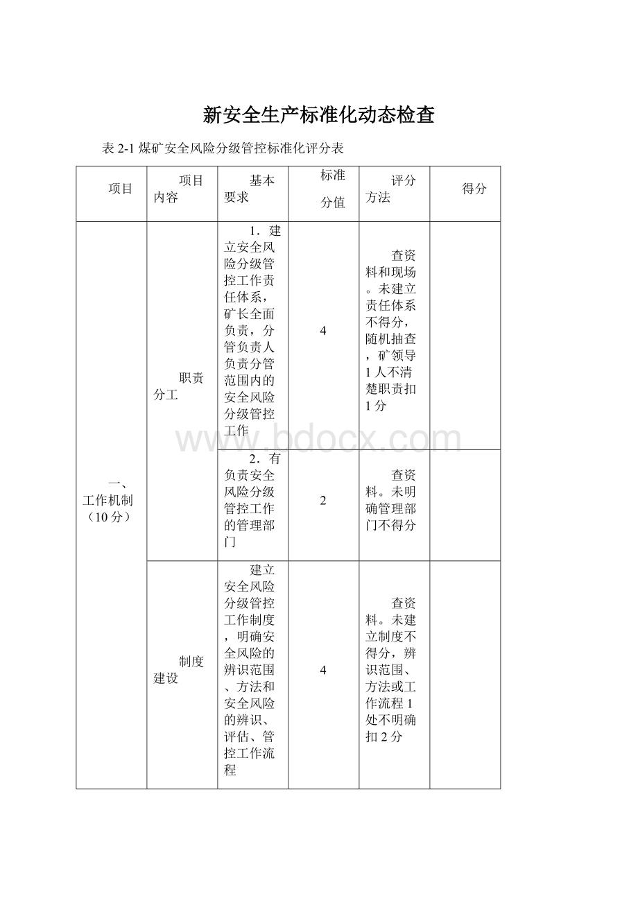 新安全生产标准化动态检查.docx_第1页