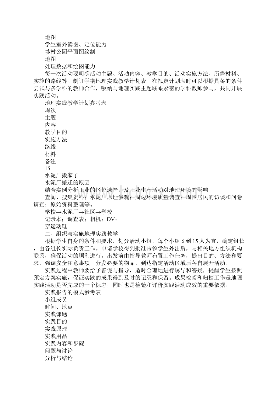 基于社区资源开展地理实践教学.docx_第2页