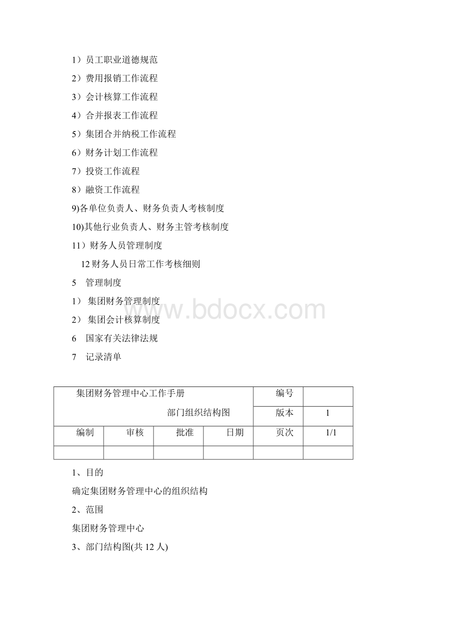 某企业财务管理中心工作管理手册.docx_第2页