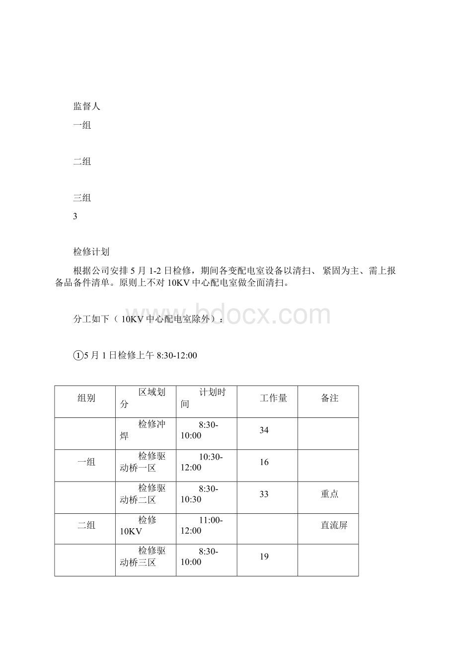 电力检修工作报告Word文件下载.docx_第3页