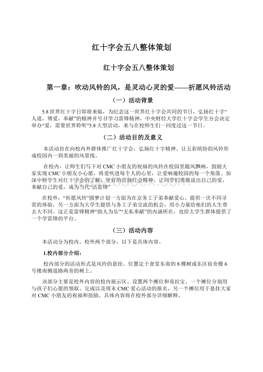 红十字会五八整体策划.docx