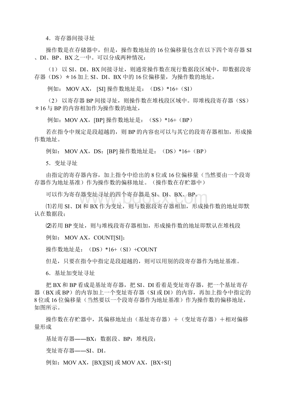 微机原理与接口技术汇编语言指令详解吐血版剖析.docx_第3页