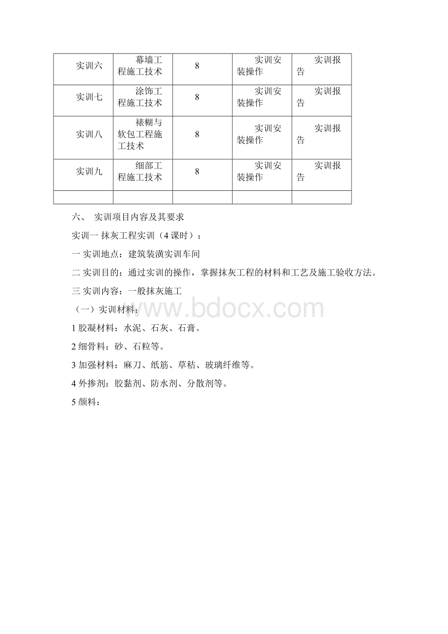 建筑装饰工程实训.docx_第2页