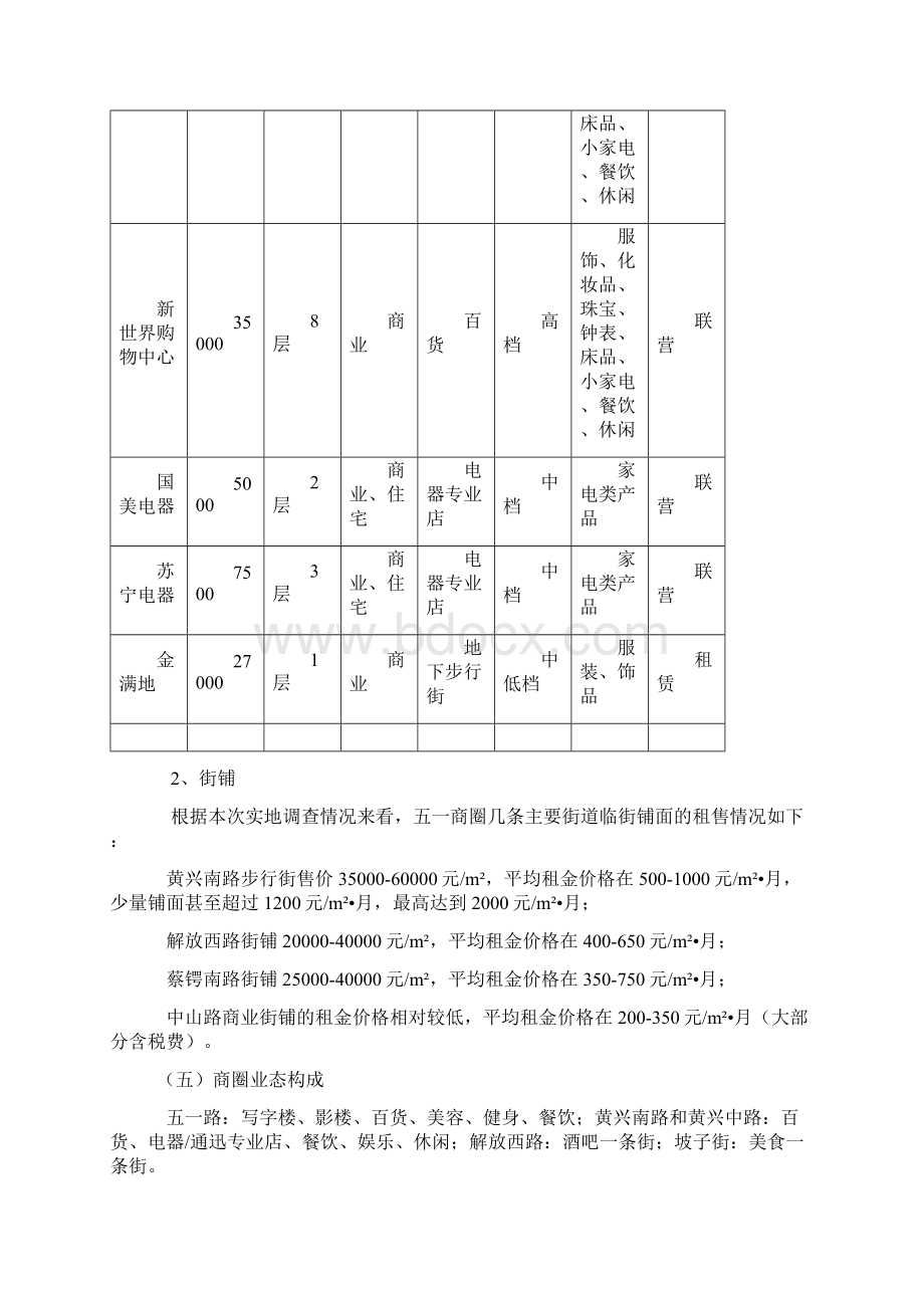 专业市场策划不得不知道的事长沙市商圈调研与分析Word文档格式.docx_第3页