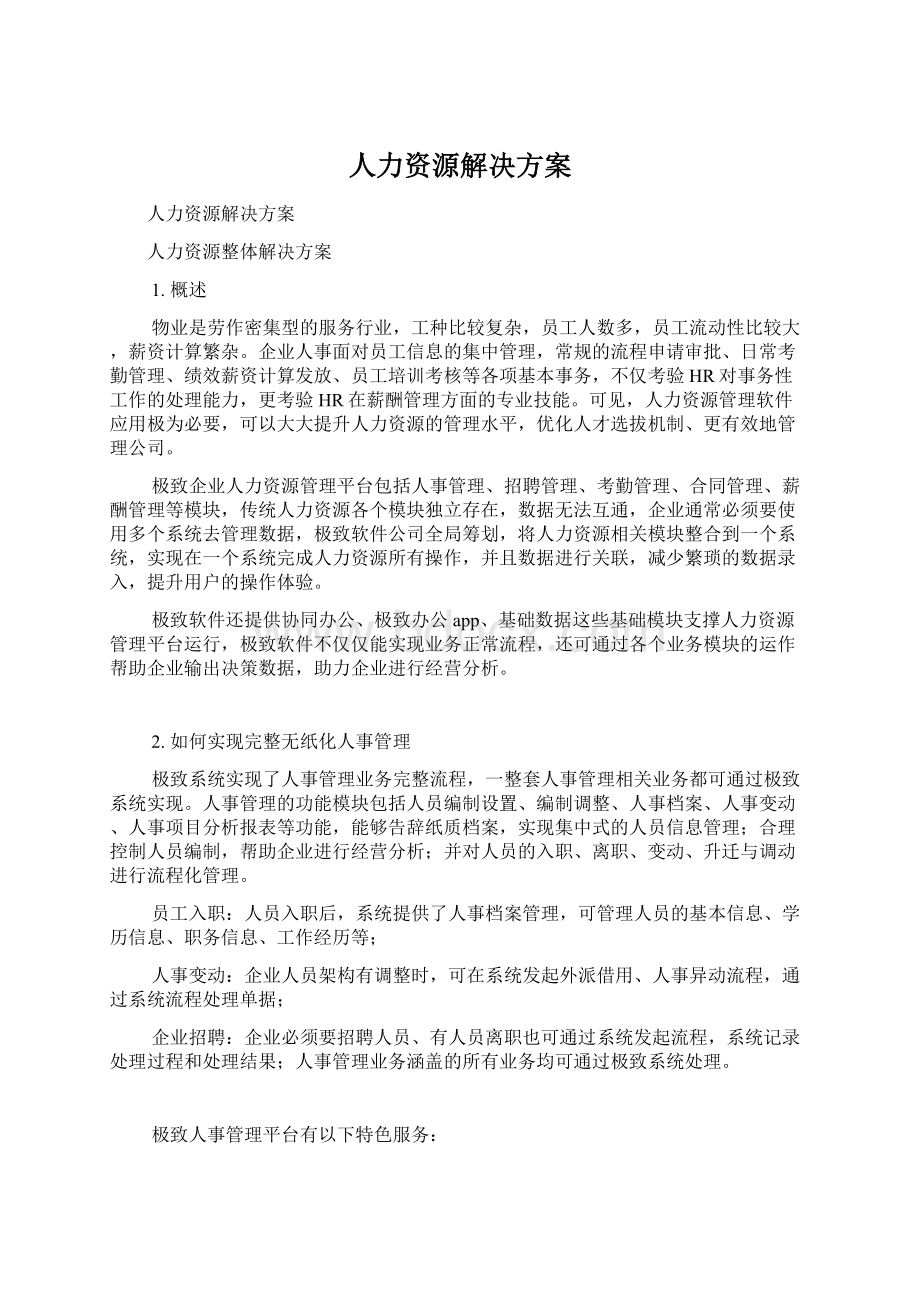 人力资源解决方案.docx