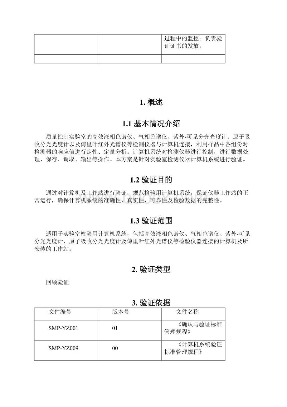 实验室用计算机系统验证方案设计Word文档格式.docx_第3页