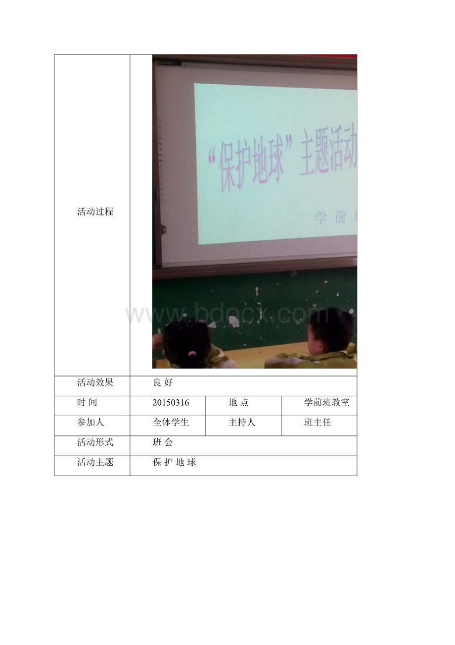 中渡小学班级管理主题活动记录表.docx_第2页