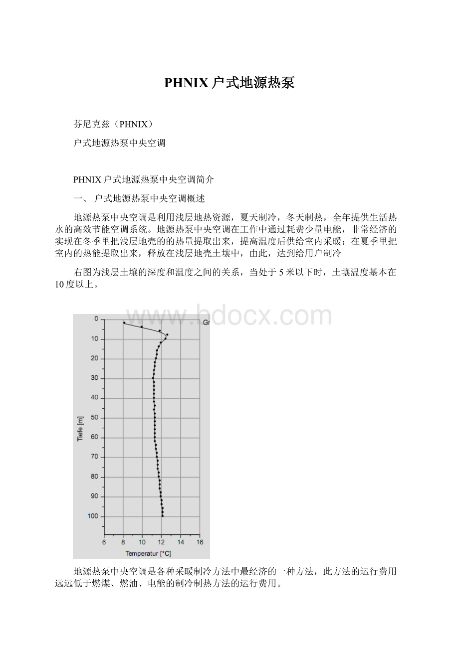 PHNIX户式地源热泵Word文档格式.docx