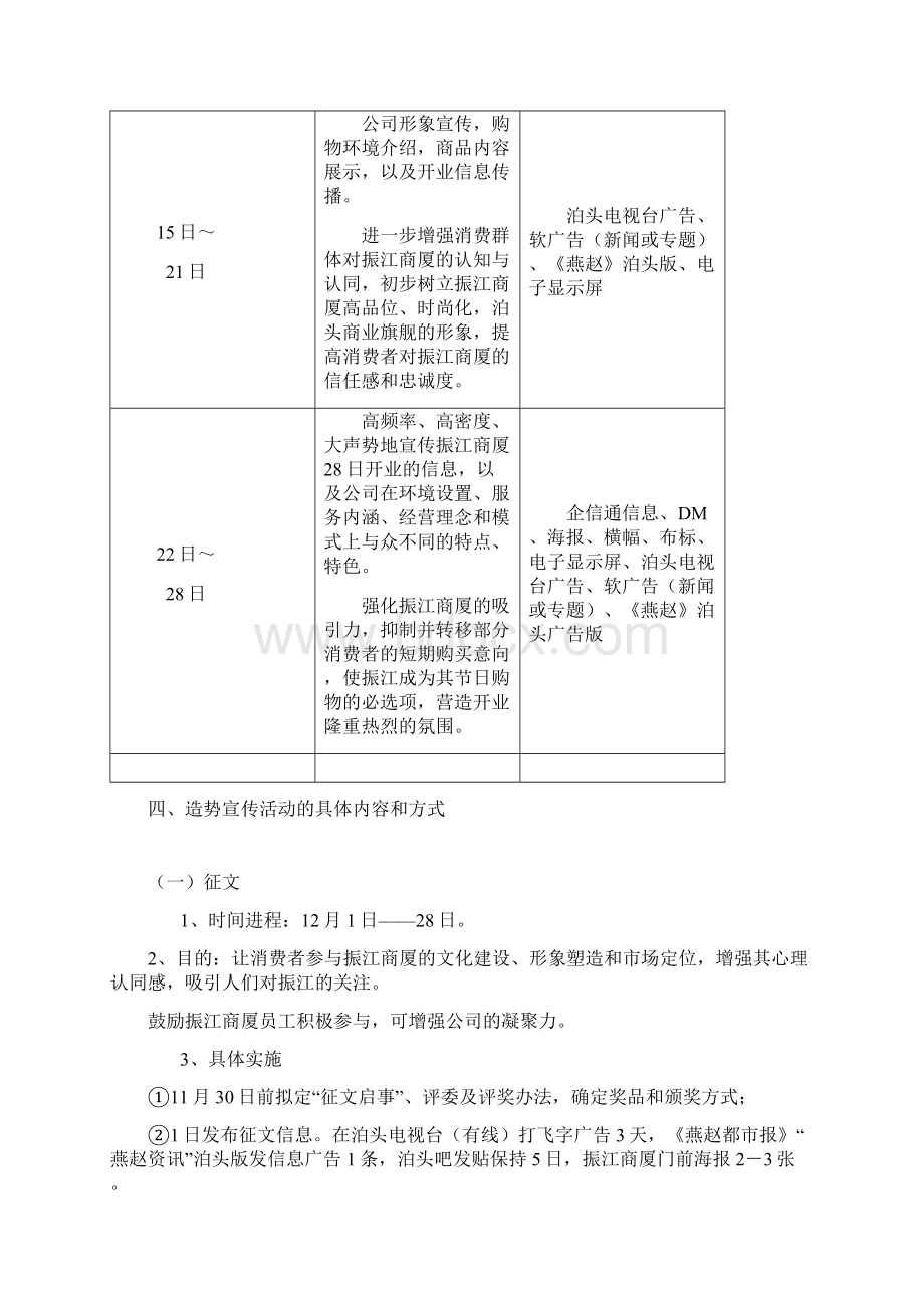 XX商厦开业前造势宣传策划书.docx_第3页