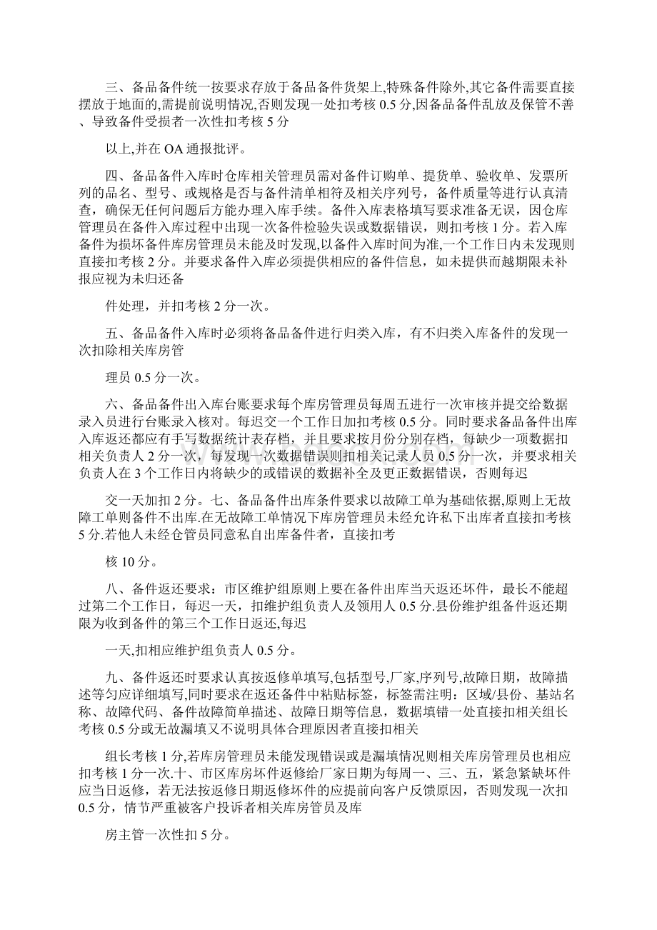 仓库管理考核办法.docx_第2页