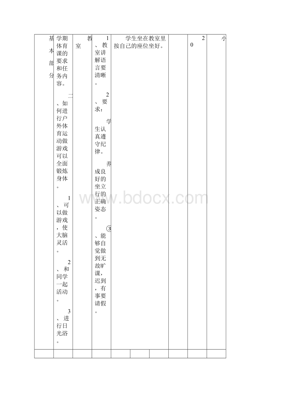 小学四年级下册体育教案.docx_第3页