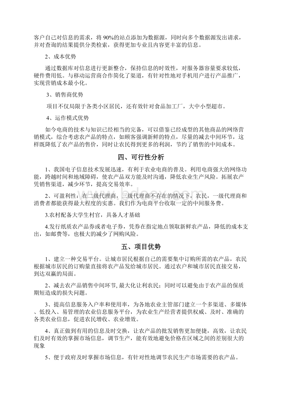 完整版XX农村电商产业化项目投资经营商业计划书.docx_第2页