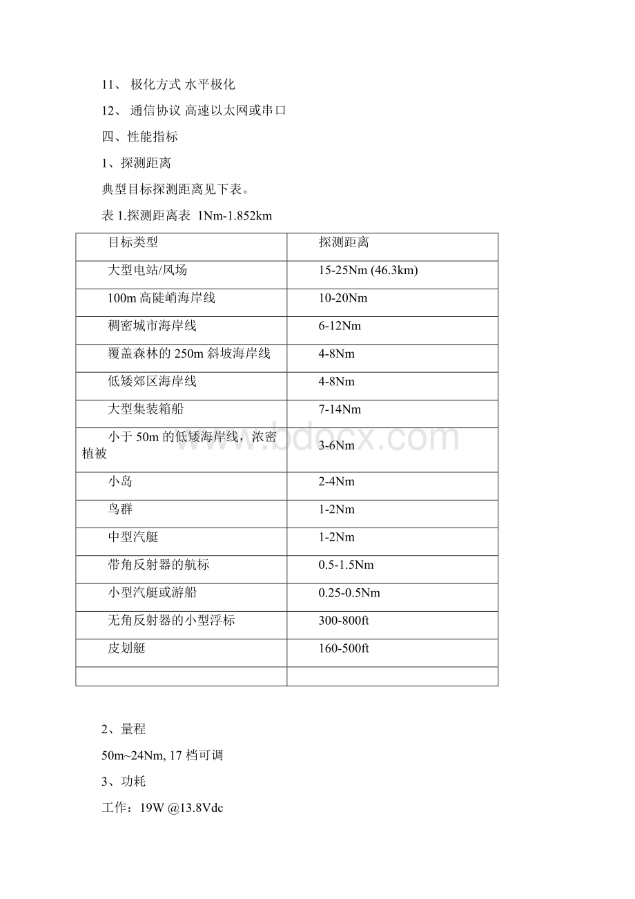 全固态连续波导航雷达 性能与指标论证设计参考解读Word文档格式.docx_第2页