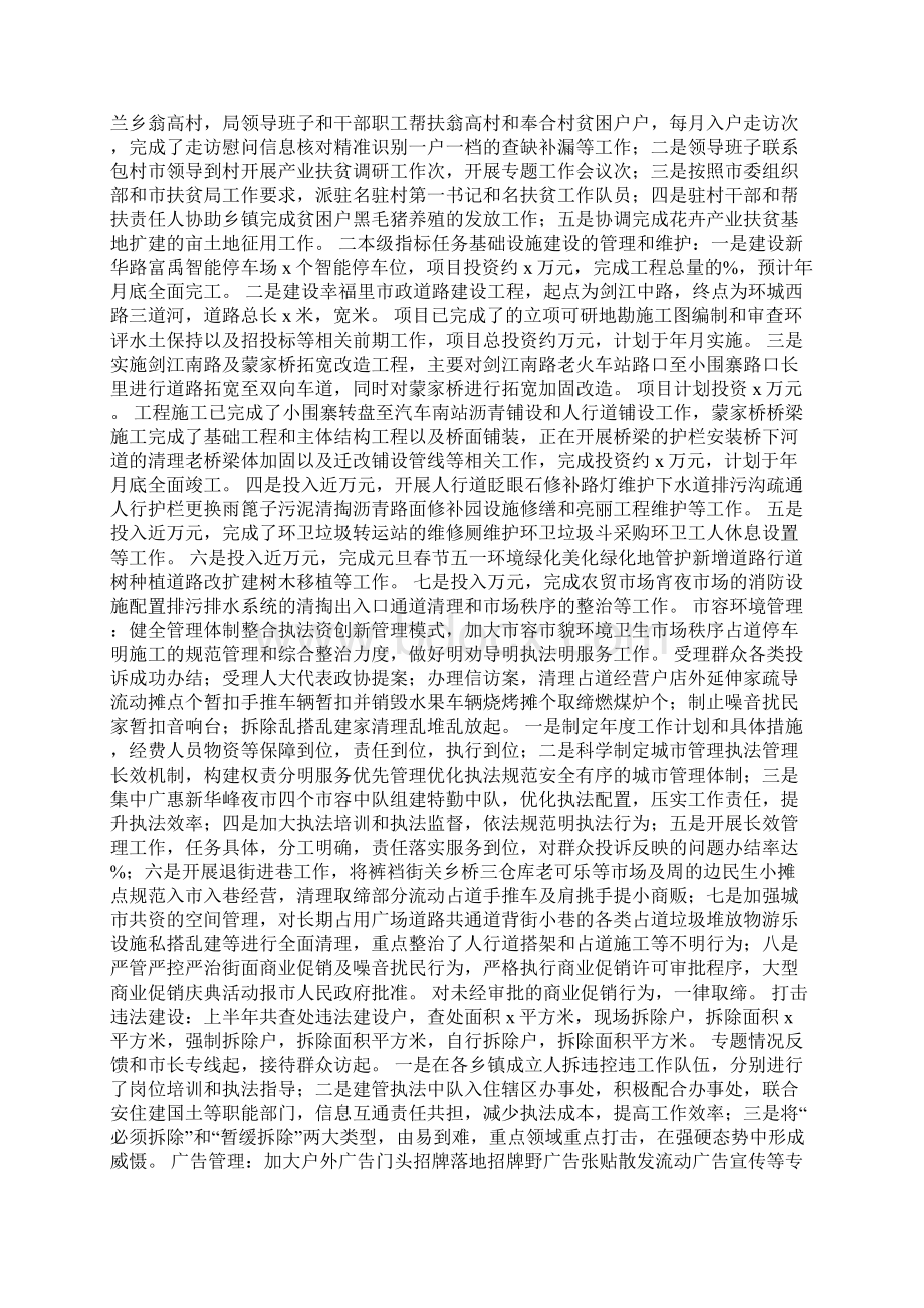 综合行政执法局半年工作总结及下半年工作打算Word文档格式.docx_第2页