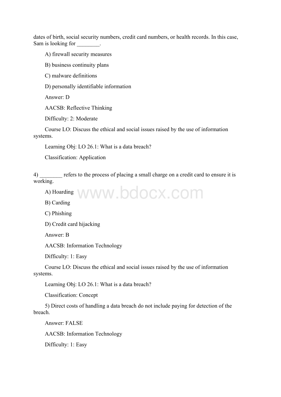 管理信息系统英文版第7版题库chapter extension 14.docx_第2页