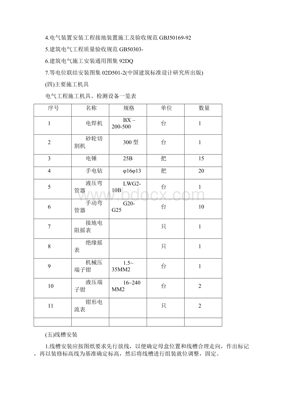 强电安装施工方案范本Word文档格式.docx_第2页