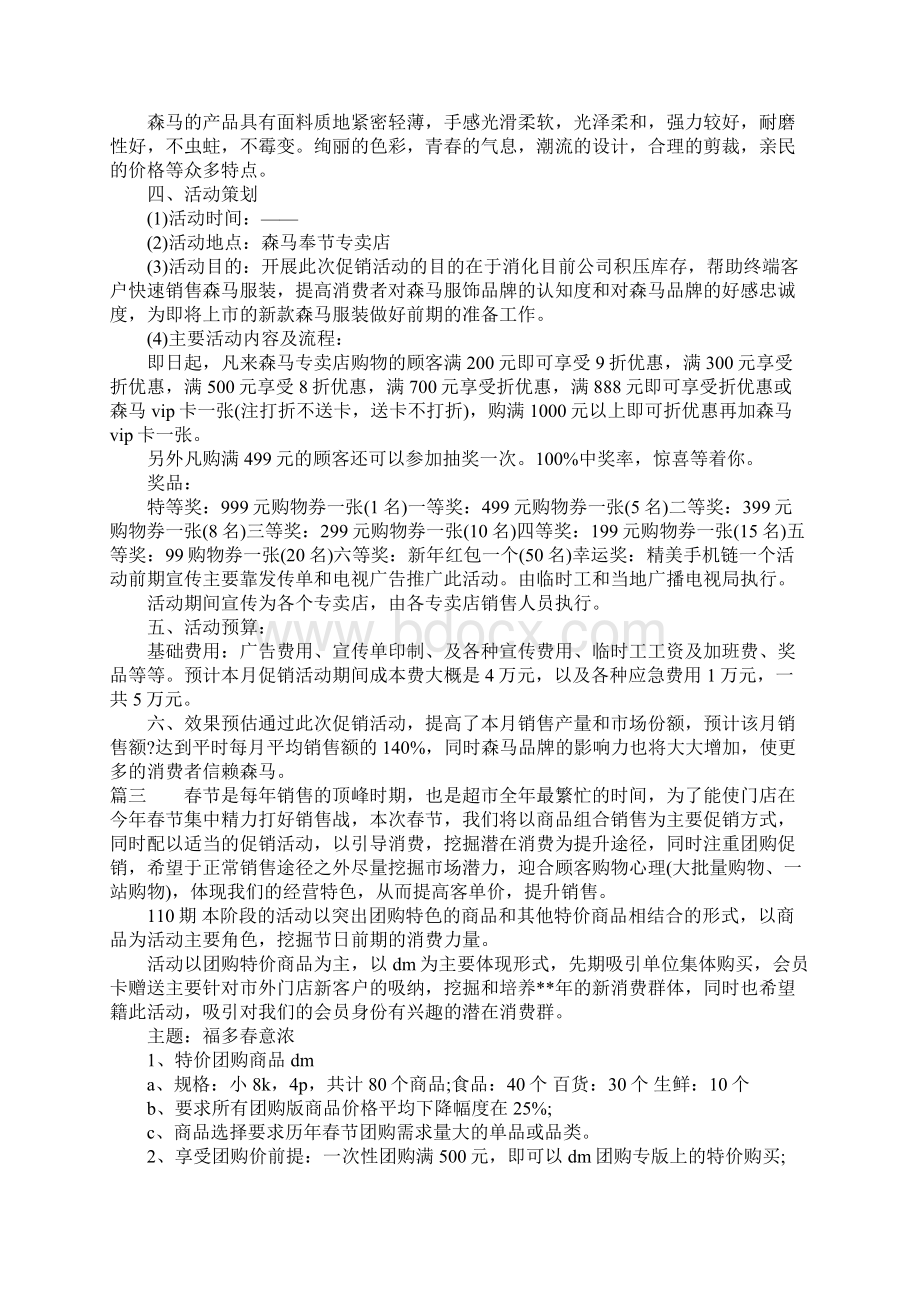 春节促销活动方案参考模板文档格式.docx_第3页