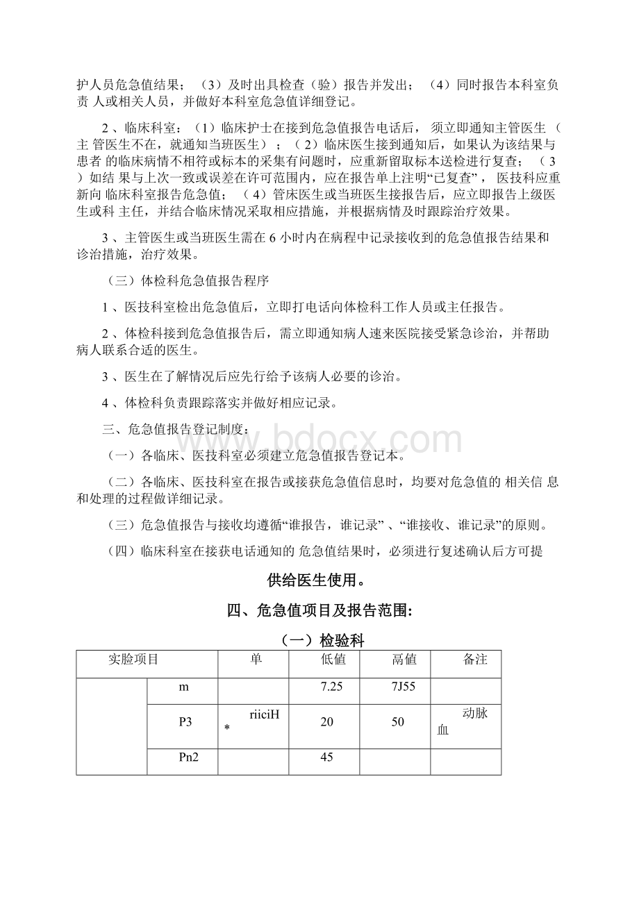 危急值报告制度Word文档下载推荐.docx_第2页