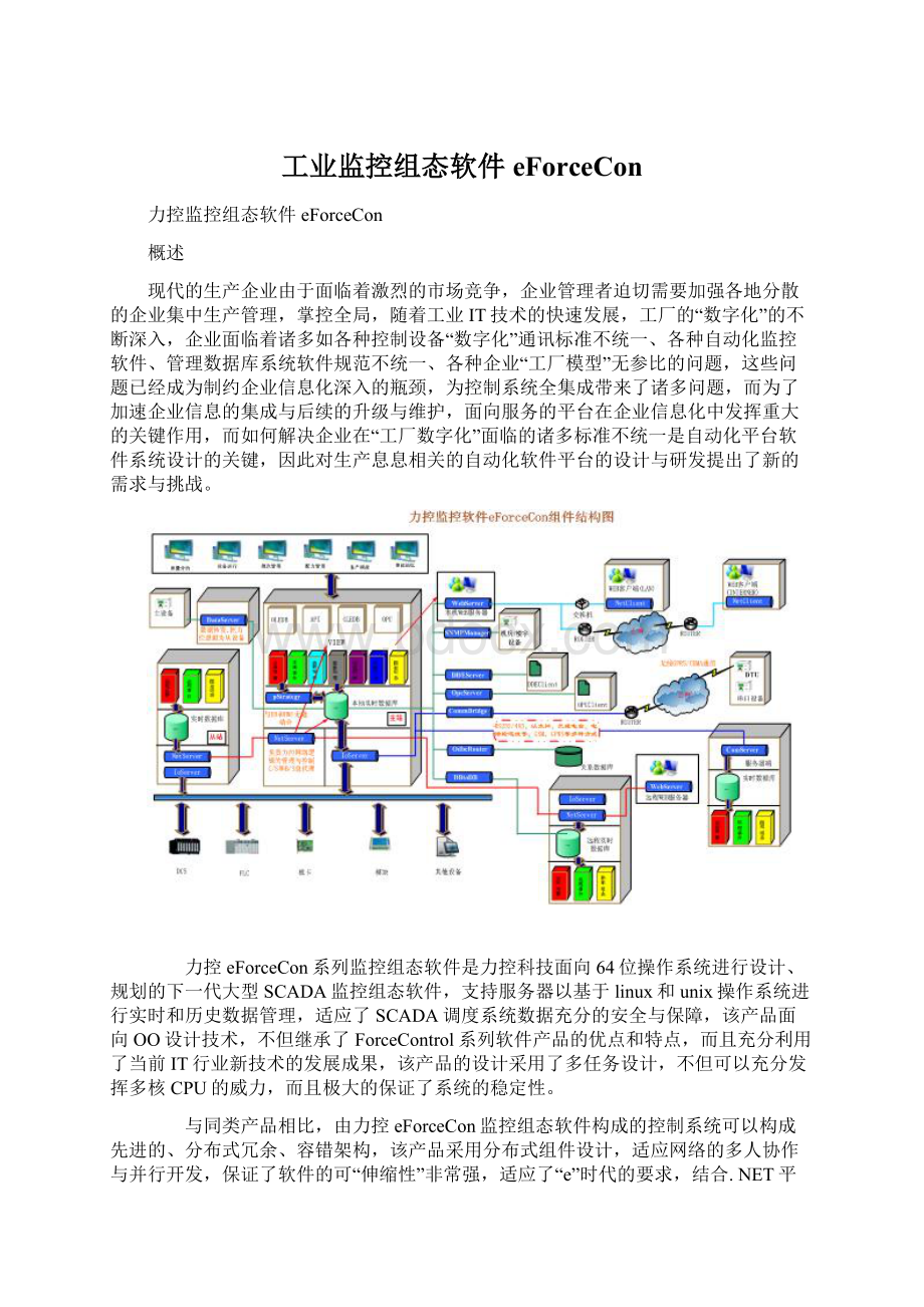 工业监控组态软件eForceCon.docx