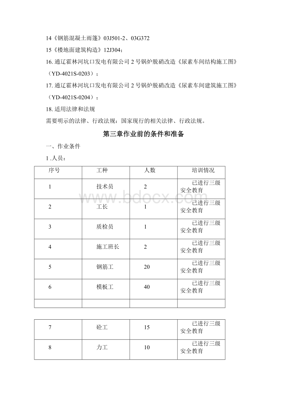 尿素区上部结构及装饰装修施工方案Word格式.docx_第3页