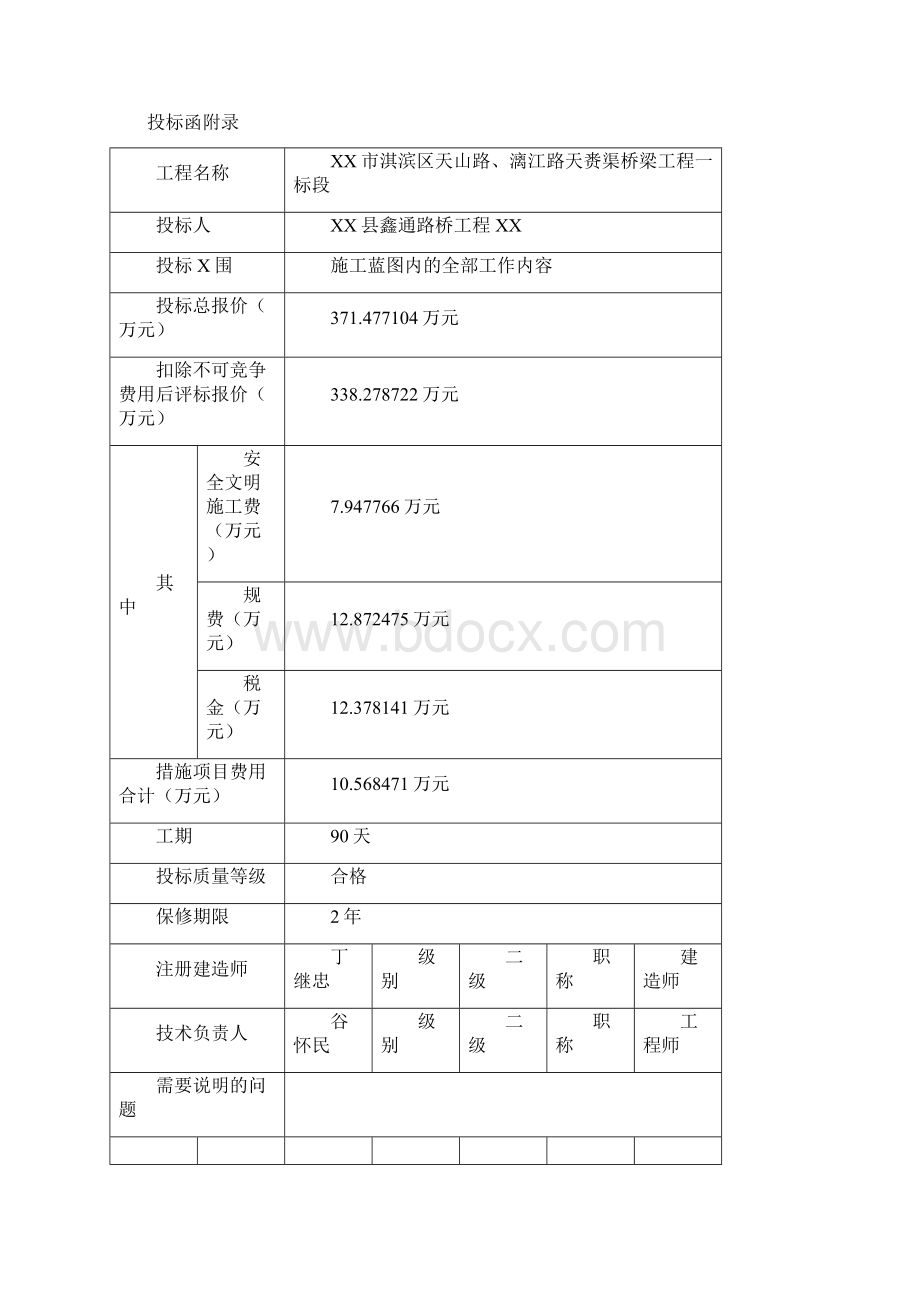 鹤壁市淇滨区天山路漓江路天赉渠桥梁工程Word文档下载推荐.docx_第3页