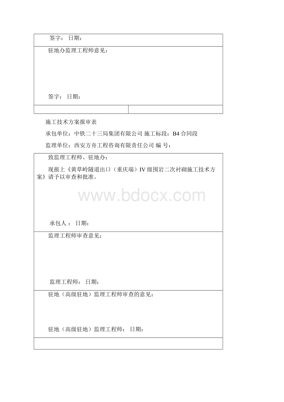 右洞身FⅣ级二次衬砌K16+080K15+980开工报告.docx_第2页