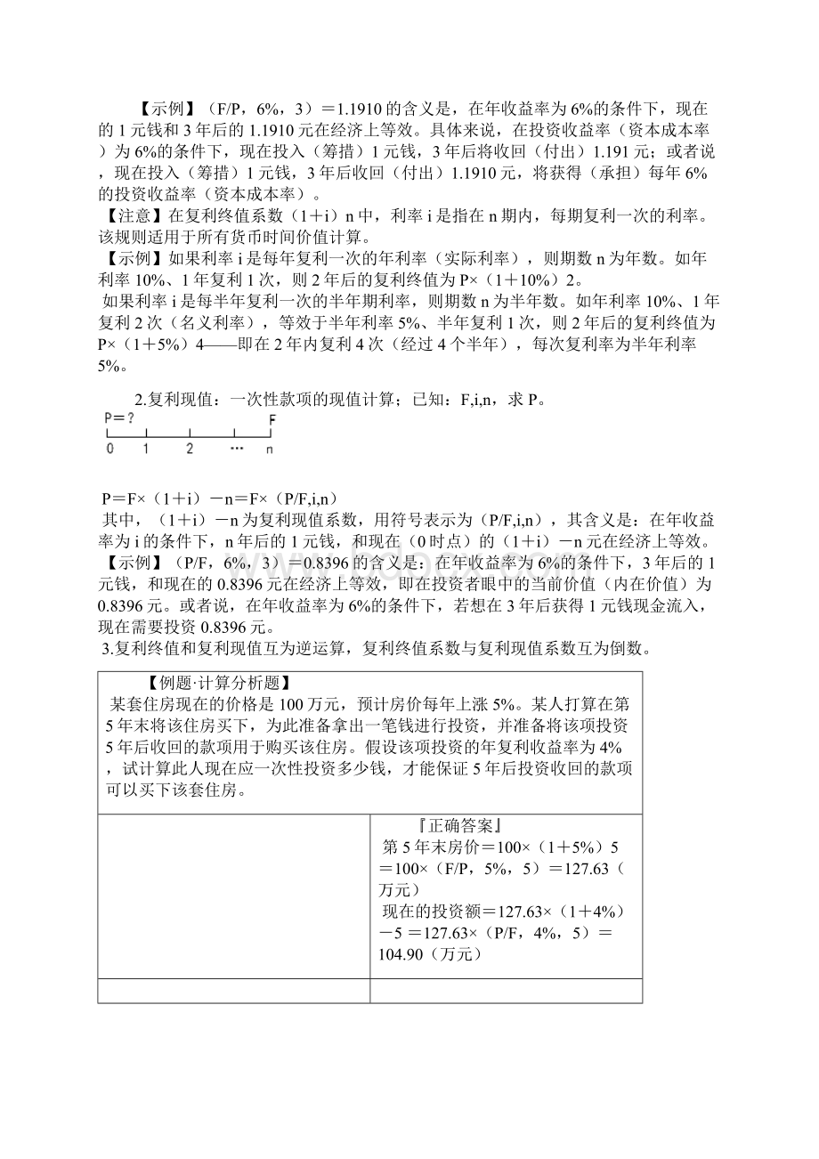 中级会计财务管理复习重点汇总第二章+财务管理基础Word格式.docx_第3页