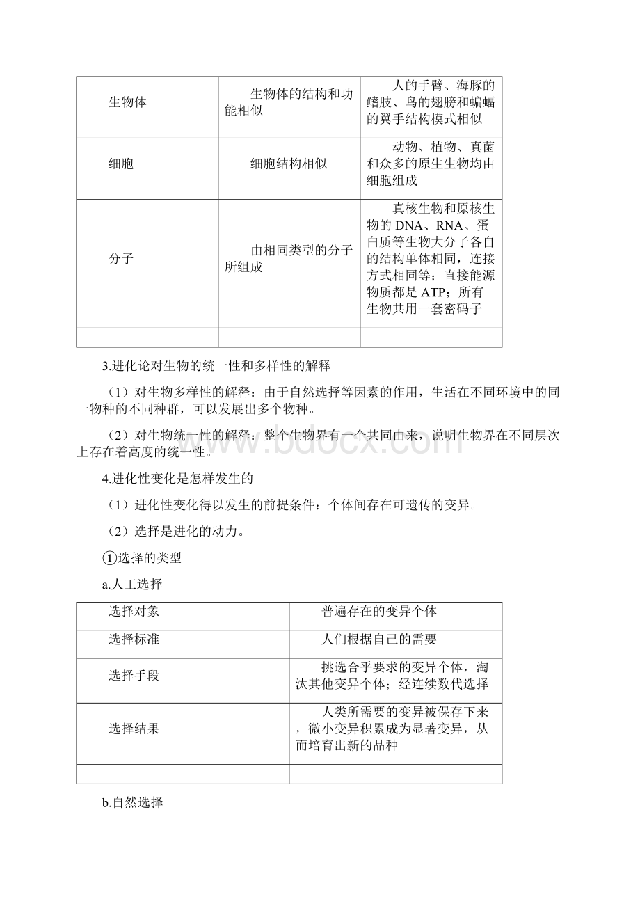 浙江选考版高考生物一轮复习第19讲生物的进化学案Word格式.docx_第3页