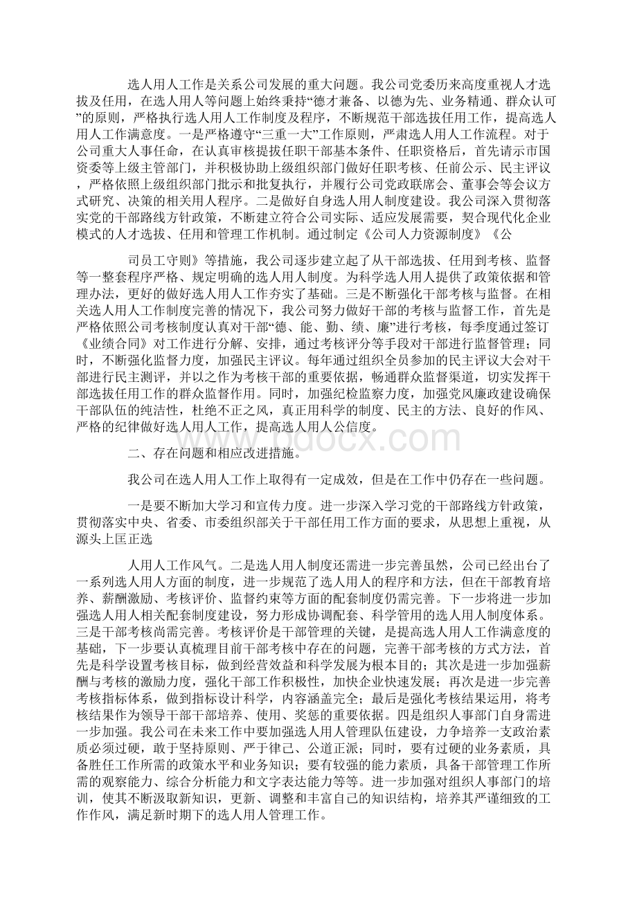 企业选人用人工作情况报告doc.docx_第3页