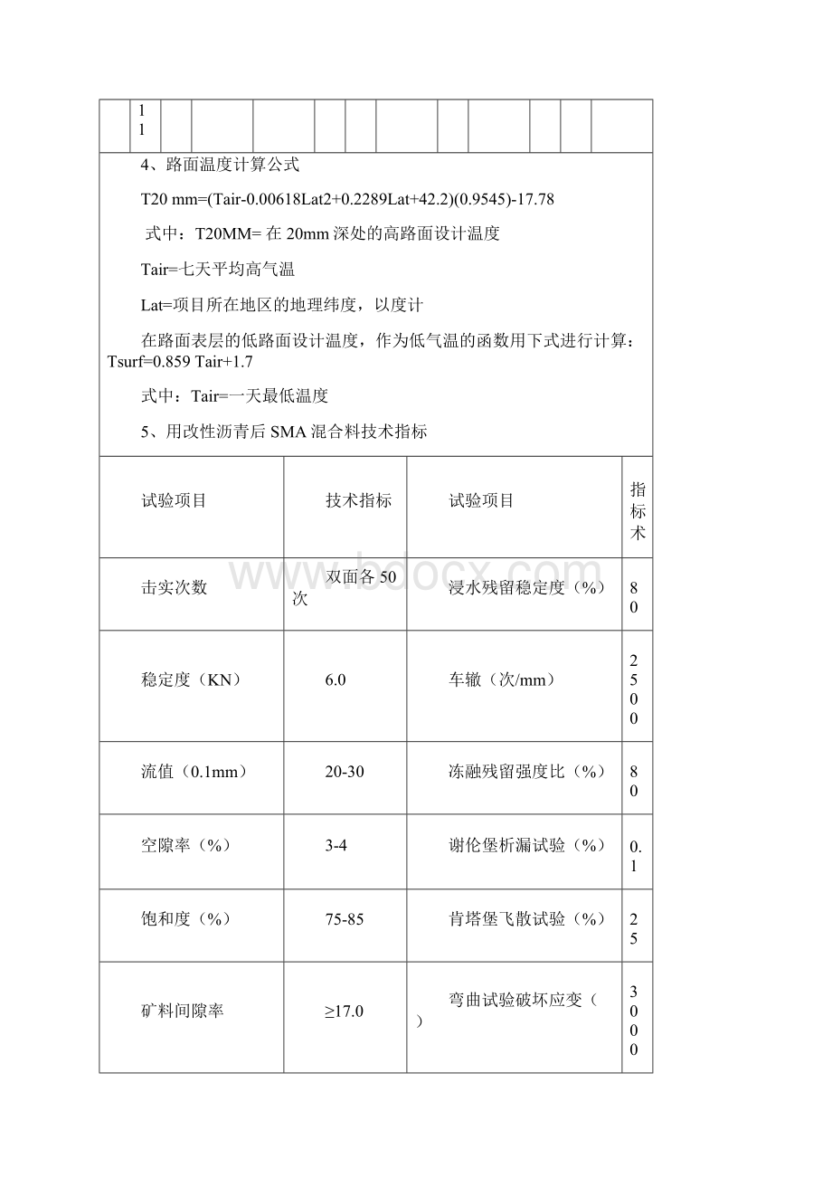 长余高速公路施工各项技术指标Word文档下载推荐.docx_第3页