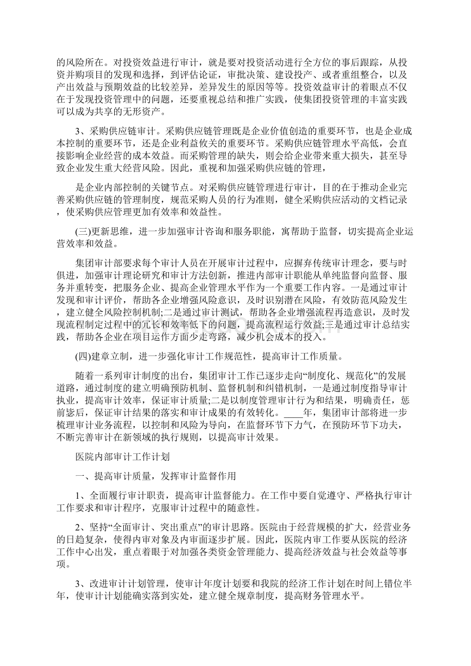 审计工作计划发展规划.docx_第3页